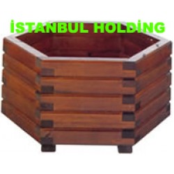 ALTIKÖŞE MODELİ AHŞAP ÇİÇEKLİK