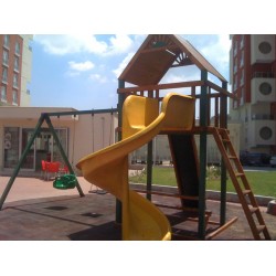 TEK KULELİ AHŞAP OYUN GRUBU