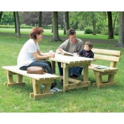 ARKALIKLI ARKALIKSIZ PİKNİK MASASI