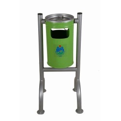 H TİPİ DÖRT AYAKLI BAHÇE ÇÖP KOVASI