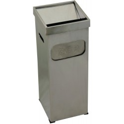 KARE PASLANMAZ KÜLÜK BOYALI ÇÖP KOVASI