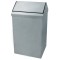 45 LİTRE SALLANIR KAPAKLI PASLANMAZ ÇÖP KUTUSU