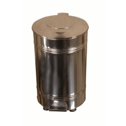 90 LİTRE PEDALLI PASLANMAZ ÇÖP KUTUSU