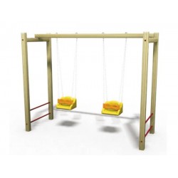 AHŞAP İKİLİ SALINCAK