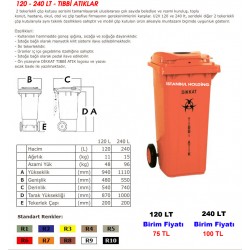 120 - 240 LT - TIBBİ ATIKLAR 